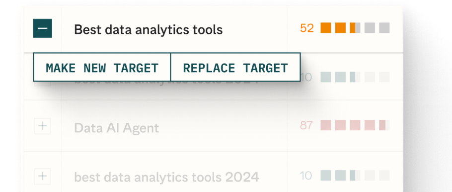 Keyword Selection - Pro Mode workflow